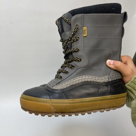 Vans Standard Snow Boots Pat Moore Black / Gray Men’s Sz 6 Snowboard Read* - Picture 14 of 15